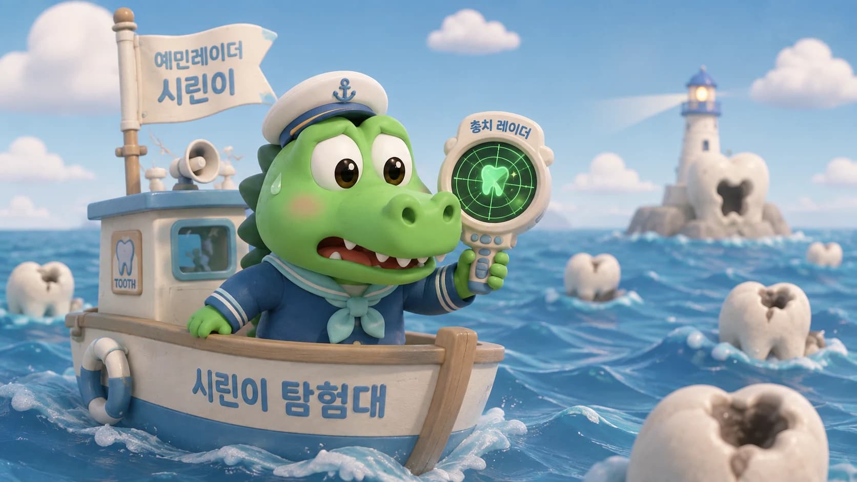 예민레이더 시린이 캐릭터 이미지
